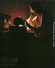 Georges de La Tour The Repentant Magdalen painting